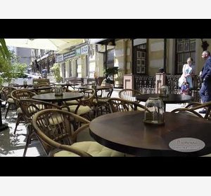 Изготовление мебели для ресторана Charlatan Cafe (г. Киев) - мебель из натурального ротанга