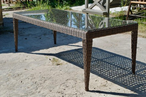 Rattan dining tables buy in Kyiv with delivery across Ukraine