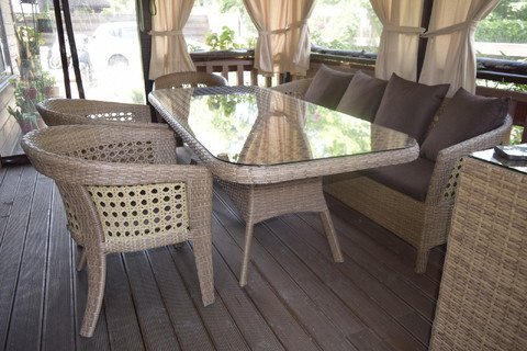 Wicker dining room furniture sets - Rattan furniture buy in Kyiv