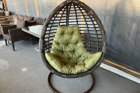 Suspended swing Amira Lux brown