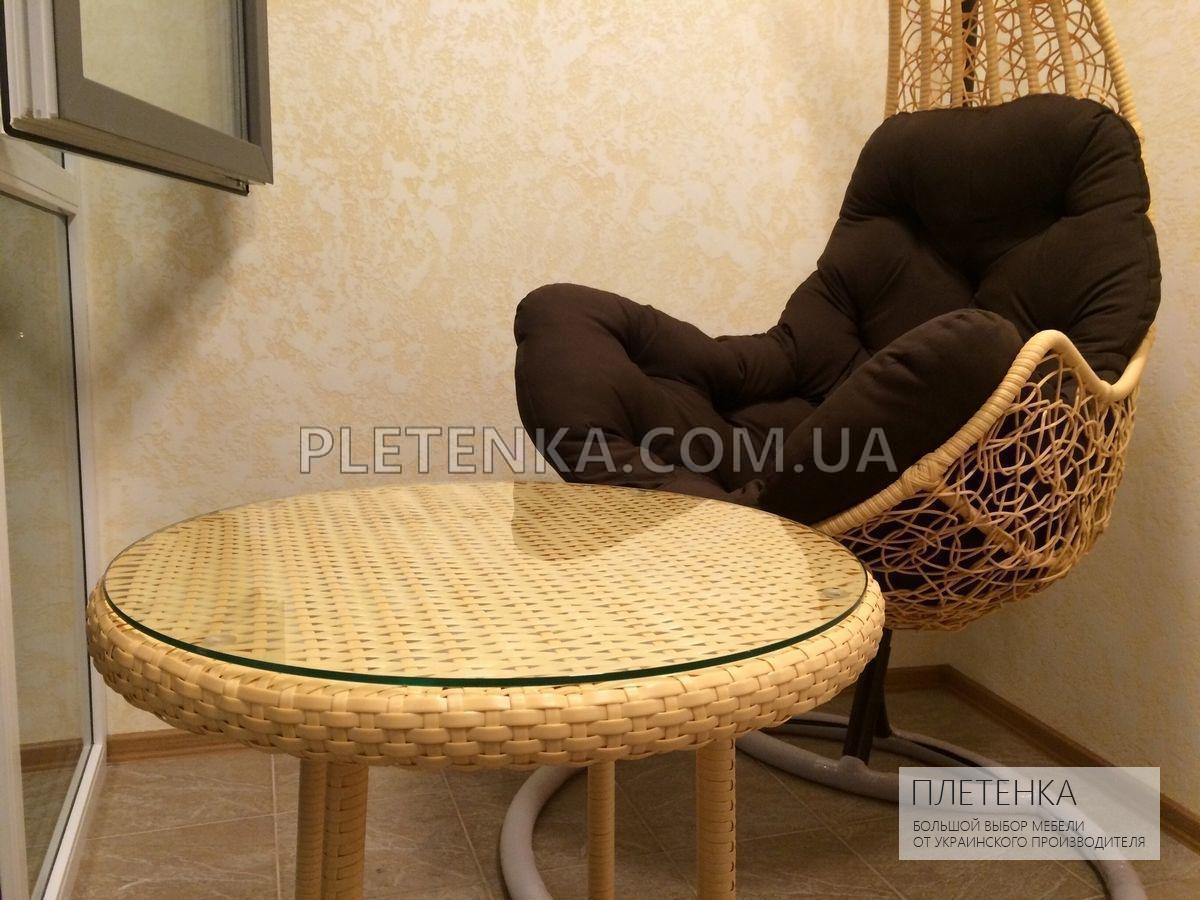Кресло качели и качели  из искусственного ротанга  